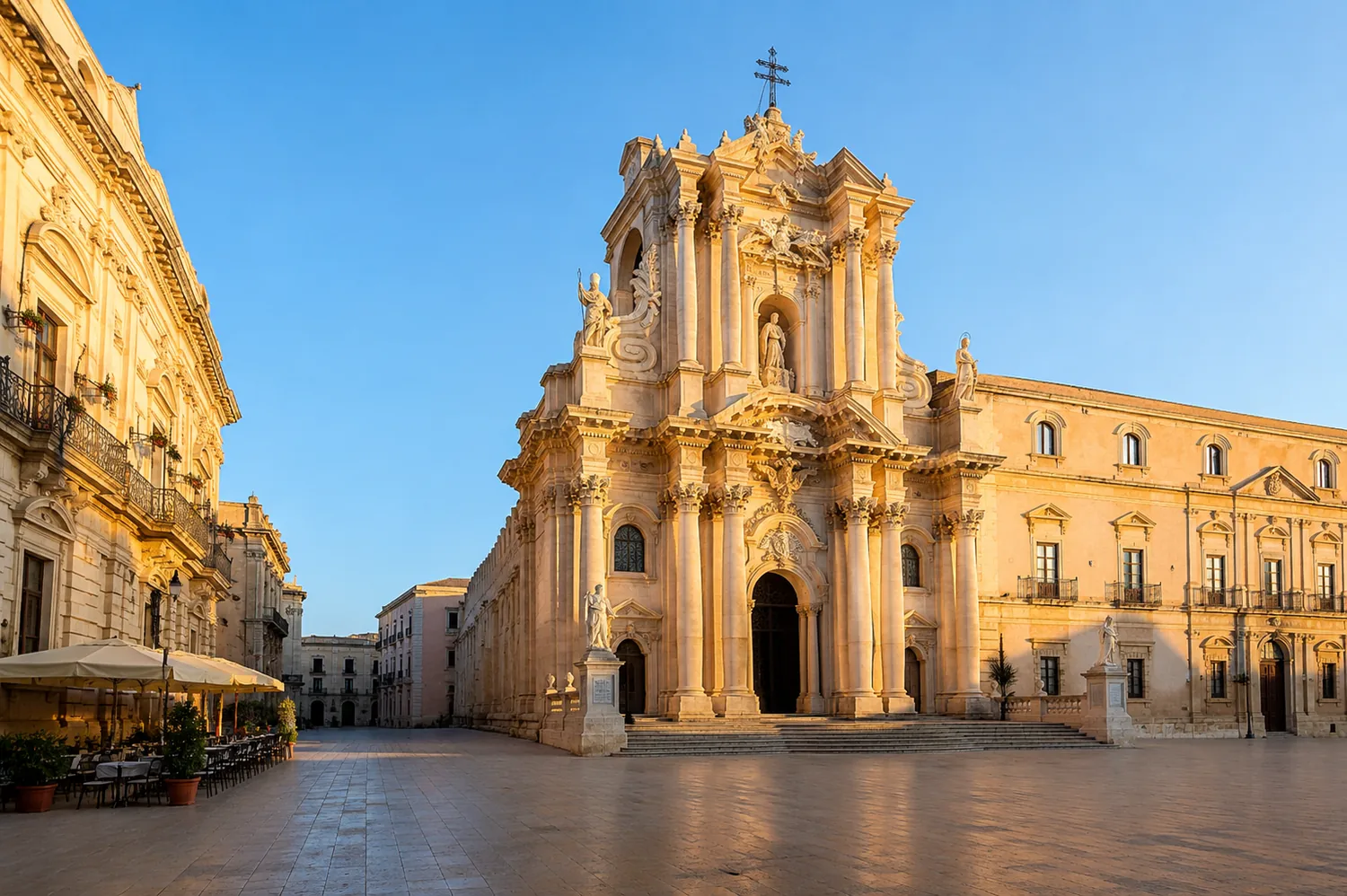 Piazza Duomo in Ortigia, Sicily