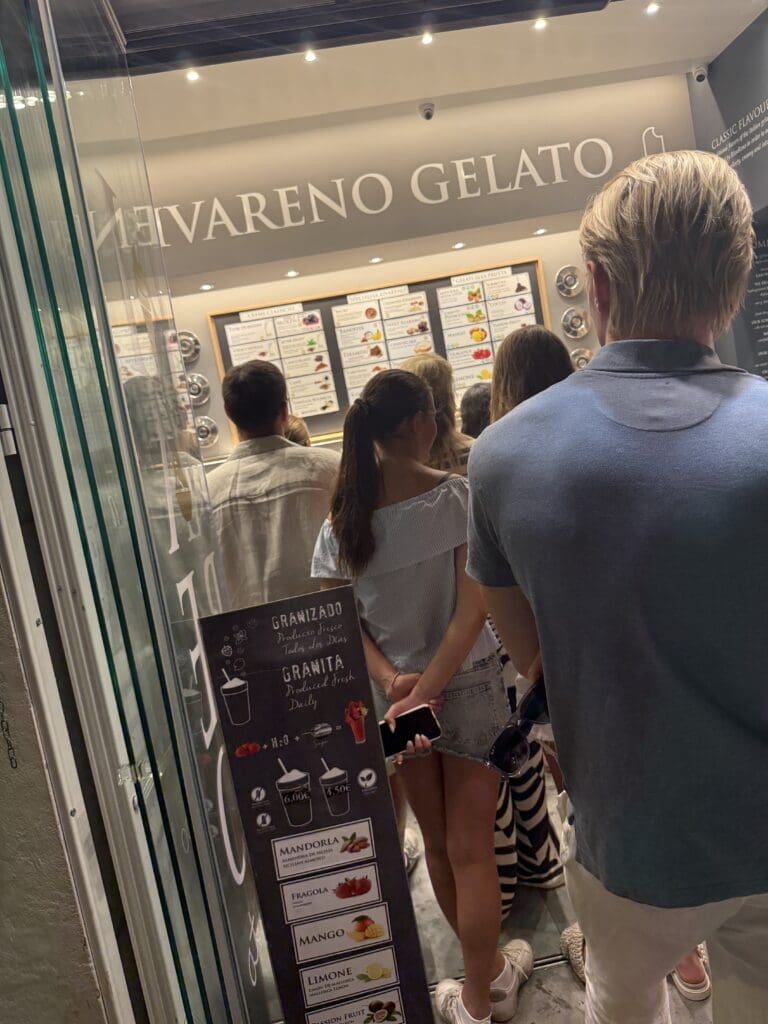 Gelato in Palma’s old town – sweet pause between tapas trails while exploring where to eat in Palma
