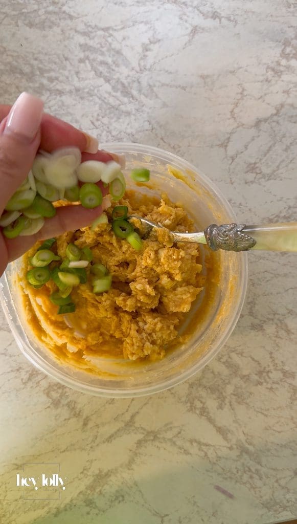 Close-up of miso butter