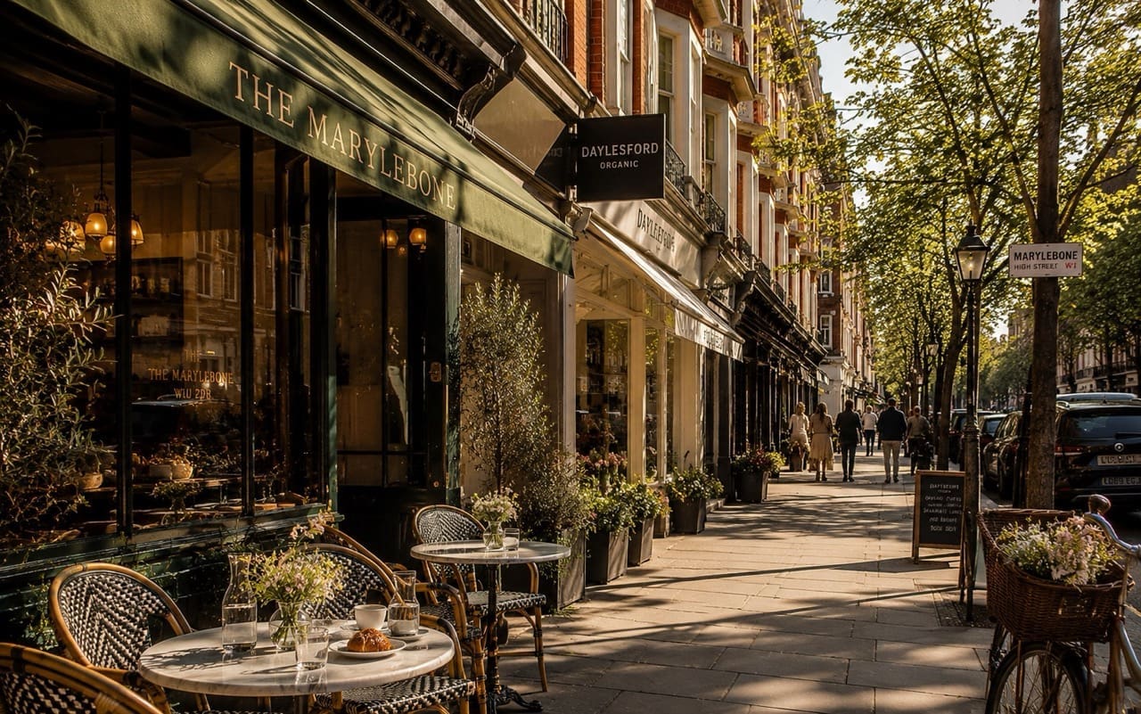 Marylebone and Fitzrovia food lover’s London weekend with cafés and restaurants